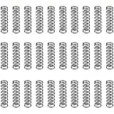 MZMing 30 Stück 304 Edelstahl Kompressionsfeder 10x3x0,5mm Druckfeder Silberfarben Druckfedern Set Benutzt für Feder Spielzeug Ausrüstung Werkzeuge