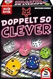 Schmidt Spiele 49357 Doppelt so clever, Würfelspiel aus der Serie Klein & Fein, bunt