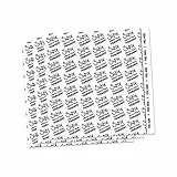 Sizzix Herstellung von wesentlichen Klebefolien 6 „x 6' Permanent 10 Blatt