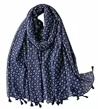 FAIRYGATE Tücher Damen Viskose Schal Stola für Frauen Schultertuch Eleganter Schals mit floralem Muster in vielen Farben Halstuch 17240