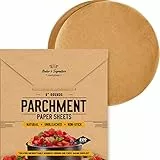 Baker's Signature Backbleche, rund, 15,2 cm, 220 Stück, vorgeschnitten, silikonbeschichtet und ungebleicht, wird sich nicht kräuseln oder verbrennen, ungiftig und in praktischer Verpackung geliefert