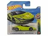 Hot Wheels '16 Lamborghini Centenario Roadster – Exoticars 1/10 – JJK74 – Short Card – offiziell lizenzierter grüner Supersportwagen im Maßstab 1:64 - Mattel 2026 (2/250) - Lizenzmodell