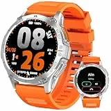 MEGALITH Smartwatch Herren Fitness Uhr: Wasserdicht Sport Pulsmesser Smart Watch Männer - Tracker Schrittzähler Kompatibel iOS Android Fitnessuhr