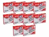 OFFICE PRODUCTS 18072439-19 Heftklammern 24/10 Silbern/ 10.000 Stück (10 x 1000 Stück) Standart Handtackerklammern/Tackerklammern Büroklammern/Verzinkt