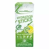 IronMaxx Hydration Sticks Lemon Lime - 6 Portionen | Elektrolyte & Vitamine für sportliche Leistung | Praktisch als Trinkpulver für unterwegs