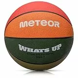 meteor Whats UP Kinder Basketball Größe #1#3#4#5#6#7 ideal auf die Jugend Kinderhände von 4-8 Jährigen abgestimmt idealer Basketball für Ausbildung weicher Mini Basketball