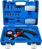 BGS 8038 Vakuum Druckpumpen Set Entlüftung Unterdruck Handpumpe Druckprüfer Vakuum-/ Druckpumpen-Set Bremsenentlüfter Vakuumpumpe Bremsen Prüfer Tester