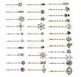 10 Stück Haarspangen für Mädchen, Vintage, Legierung, ohne Wiederholung, zufällige Verpackung, 10 Stück
