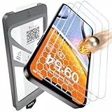 TAURI 3 Stück für iPhone 12/12 Pro Panzerglas 6,1' mit Staubfreie Installationswerkzeug, Gehärtete Glas Displayschutz, Full Screen Kratzfest Schutzglas, Anti-Fingerabdruck und Bubbles Schutzfolie