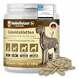 Veddelholzer VERGLEICHSSIEGER 2024 Hunde Gelenktabletten mit Grünlippmuschel Hund MSM & Teufelskralle Glucosamin & Kollagen 125 Kapseln Hunde Leckerlis