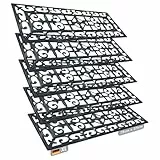 Stufenmatten aus Gummi mit Schrägkante, rutschfest, für Außen- und Innenbereich, 5 Stück, verschiedene Designs erhältlich (Colombo 25x75cm, 5 Stück)