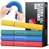 FitBeast Fitness-Widerstandsbarre für Physiotherapie und verbesserte Griffkraft – Übungsstab ideal zur Linderung von Sehnenentzündungen – Handtrainer zur Tennisellenbogen und Golferellenbogen