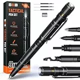 BIIB Geschenke für Männer, Multitool Pen mit LED Gadgets für Männer, Geschenke für Papa, Geburtstagsgeschenk für Männer, Männergeschenke, Jahrestag Geschenk für Ihn, Papa Geschenk
