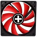 Xilence XPF120.R.PWM 120mm PWM Gehäuselüfter, 4PIN, rot/schwarz