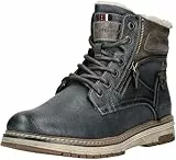 Tom Tailor Herren 1580010003 Stiefelette, Navy, 43 EU