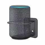 Cozycase Wandhalterung Halterung Ständer für Google Home Stabile Edelstahlhalterung Kompatibilität mit Bose SoundLink Revolve, Ech/Ech Plus(2nd/ rd Generation) - Schwarz
