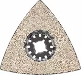 kwb Raspel, HM, Deltiform, 78 mm Grobschleifplatte für Winkelschleifmaschine, Tischschleifmaschine, Multicolor, Metal