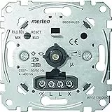 Schneider Electric Merten Universal-Drehdimmer-Einsatz, Dimmschalter, Unterputz, 4-400W, Phasenabschnitt, Aluminium, Artikelnummer MEG5134-0000