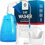 Medi Grade Ohr Reinigung - Ohrenschmalz Entferner - Sichere Pumpe zum Ohrenschmalz Entfernen 300 ml - Umweltfreundliches Ohrreinigungs - Set - Verbessert das Hören