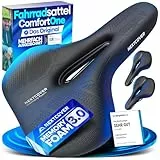 NEXTCOVER® Fahrradsattel - Das Original - mit Memory-Foam 3.0 I maximaler Fahrkomfort I ergonomischer Fahrrad Sattel für Damen & Herren I Fahrradsattel Herren bequem, Sattel Damen bequem weich