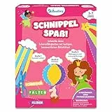Skillmatics Scherenfertigkeiten-Aktivitätsbuch – Schnippel Spaß! 25 lustige Schneide- und Kreativaktivitäten für Vorschulkinder, 2 kindersichere Scheren, Geschenk für Kinder von 3 bis 7 Jahren