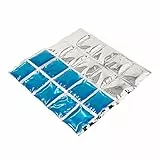 ToCi 1 x Kühlmatte 38 x 25 cm mit 30 Kühlzellen – Wiederverwendbares Kühlpad mit Kühlgel - Flexibles Coolpack als Kühlakku-Alternative für Kühltasche, Verletzungen & Sport - Kältekompresse