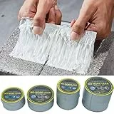 Aluminum Wasserdichtes Klebeband, Butyl Dichtungsband Panzertape Alufolie Selbstklebend Dickes Reperaturband zum Abdichten und Befestigen im Pool Loch Rohr Dach Wohnmobil Bad (5 M Länge 10 cm Breite)