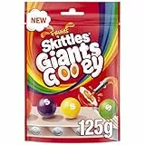 Skittles Giants Gooey Vegane Süßigkeitentasche, Süßigkeiten, 125 g