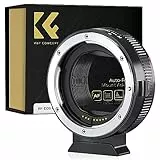 K&F CONCEPT Objektivadapter EF-EOSR Autofokus Mount Konverter für Canon, Metall mit Autofokus，mit Schutzhülle für EOS R6, EOS R50, EOS R100, EOS R5, EOS R6 Mark II