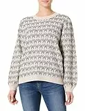 ICHI Damen IHBRIELLE LS4 Pullunder, 204262/Oatmeal w. Black, XXL