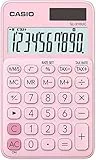 CASIO Taschenrechner SL-310UC, 10-stellig, Trendfarben, Steuerberechnung, Tausenderunterteilung, Solar-/Batteriebetrieb