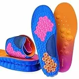Akusoli Einlagen Herren & Damen – Gel Einlegesohlen für Schuhe, Schuheinlagen mit Akupressur & U-Heel Support, Ideal für Arbeitsschuhe und lange Stehzeiten EU36-41.5