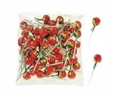 Erdbeere Lutscher Kugel Cojak 8 Gramm 50 Stück, lollies großpackung einzeln verpackt