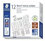 STAEDTLER Mars Micro 250 05-HB Feinminen, Minendurchmesser 0.5 mm, HB, 12er Packung