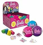 Lisciani - BARBIE - Box mit Modellierpaste + Tattoo für Kinder ab 3 Jahren - 100 g Modellierpaste + 1 Tattoo - 6 Farben / 48 vorhandene Tattoos zum Sammeln - Zufällige Lieferung