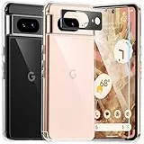 TAURI 5 in 1 für Google Pixel 8 Hülle, Case, mit 1 Handyhülle + 2 Stück TPU Folie + 2 Stück Kameraschutz, Anti-Gelb Stoßfest 360 Grad Schutzhülle - Transparent
