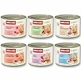 animonda Carny Adult Geflügel Variation (6 x 200 g), Katzennassfutter für ausgewachsene Katzen, Nassfutter mit 100 % frischen, fleischlichen Zutaten, Katzenfutter ohne Getreide und Zucker