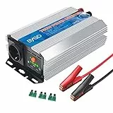 BYGD Spannungswandler 12V auf 230V 750W/1500W, Wechselrichter DC 12V auf AC 230V Inverter und 2 USB Anschlüsse.