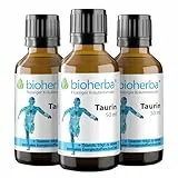 3 Stk. Taurin Tropfen, Tinktur 50 ml – 140 mg pro Tagesportion mit Vitamin B1 von BIOHERBA PZN 18217970