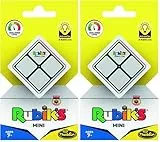 ThinkFun - 76393 - Rubik's Mini, der Einstieg in die Welt des original Rubik's Cubes. Kompakter 2x2 Würfel und damit EIN perfektes Geduldsspiel für unterwegs. (Packung mit 2)