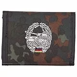 Nylongeldbörse, flecktarn, Panzer, Klettv., Ausweisf.