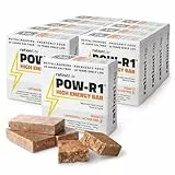 ration1 Energieriegel, lange haltbar, Riegel für Survival Kit, Snack beim Radfahren, Wandern, 20 Jahre haltbare Notnahrung vegan & laktosefrei, POW-R1® High Energy Bar 10er Pack, 10x 250g Energy Bars