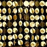 4 Stück Glitzer Deko Party,Papier Girlande Geburtstag,Bunt Glitzer Girlande,4m Kreis Banner Girlanden,Hängende Iridescent Runde Garland Dekoration,für Geburtstag Hochzeit Aufhängen Party Deko (Gold)