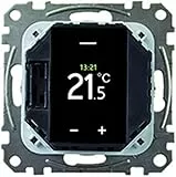 Schneider Electric Merten Universal Temperaturregler-Einsatz mit Touchdisplay, programmierbar, Unterputz, Artikelnummer MEG5776-0000