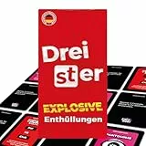 DREISTER Gesellschaftsspiele - Explosive ENTHÜLLUNGEN - Spiele für Erwachsene - Designed in Deutschland - Ideal als Partyspiel/Partyspiele für Erwachsene, für Spieleabende oder JGA - Geschenkidee