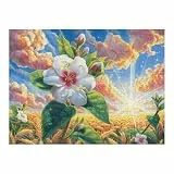 Lily in Flowers 500 Teile Puzzle Für Alle Altersgruppen Familienaktivität Spielabend Präzise Schnittteile 500 PCS