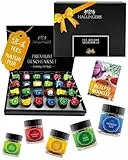 Hallingers Genuss Manufaktur Tee Geschenk-Set - 24 Sorten premium loser Tee Probierset in edler Geschenkbox mit Rezept-Booklet 'Tee Deluxe Sele...', Geschenkidee für Frauen Männer