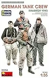 MiniArt 35354 1:35 Fig. Dt. Panzer Crew (4) Ka.43 Res. - originalgetreue Nachbildung, Modellbau, Plastik Bausatz, Basteln, Hobby, Kleben, Modellbausatz, Zusammenbauen, unlackiert