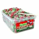Capico Funny Kirschen Fruchtgummi gezuckert (1000g) in Dose, Halal