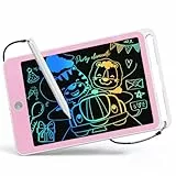 ORSEN 8,5 Zoll LCD Schreibtafel Zeichenbrett, Umweltfreundlich Bunten LCD Maltafel Zaubertafel, Lernspielzeug Spielzeug ab 3-8 Jahre alt Mädchen, Weihnachten Geburtstagsgeschenk für Kinder (Rosa)